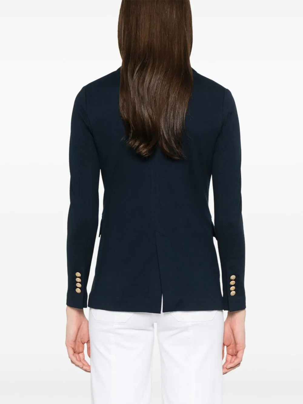 Cotton double-breasted jacket