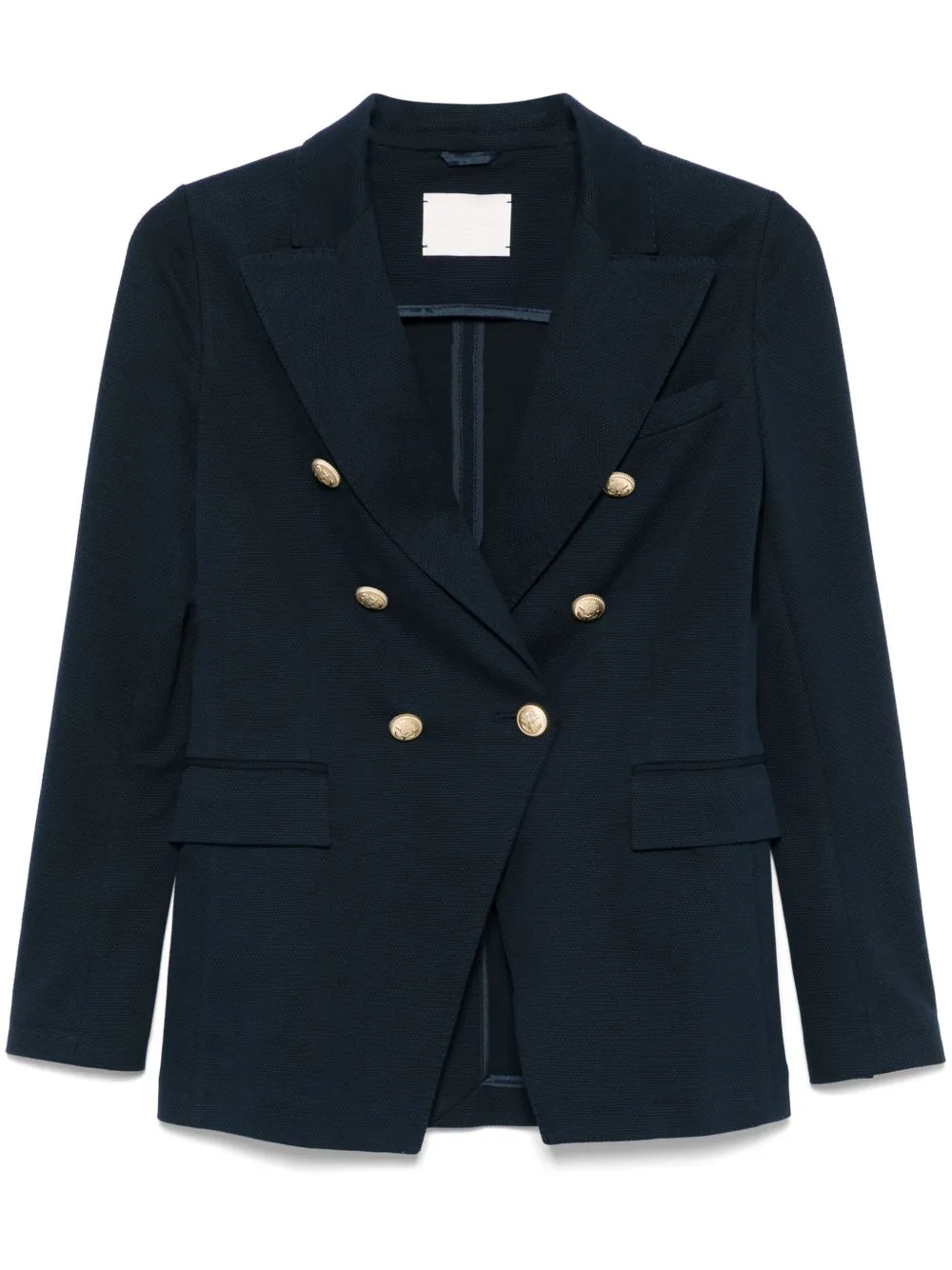 Cotton double-breasted jacket