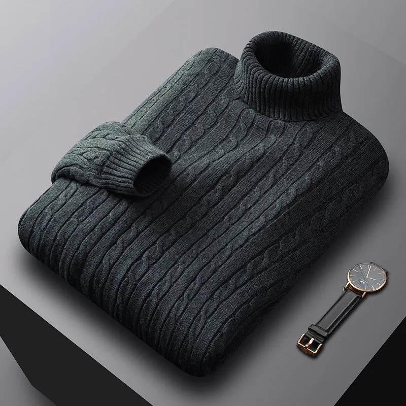 Courchevel Cable-Knit Turtleneck Sweater