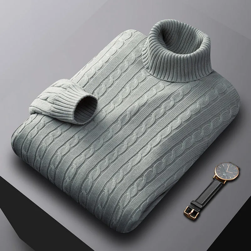 Courchevel Cable-Knit Turtleneck Sweater