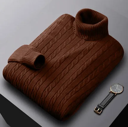 Courchevel Cable-Knit Turtleneck Sweater