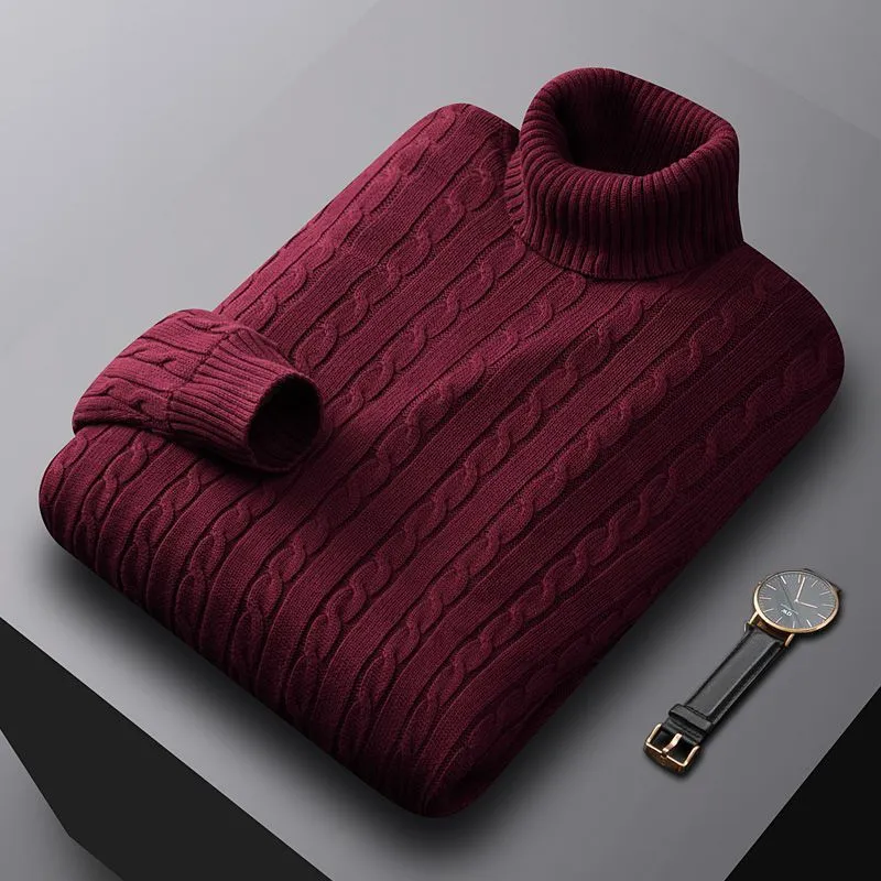 Courchevel Cable-Knit Turtleneck Sweater