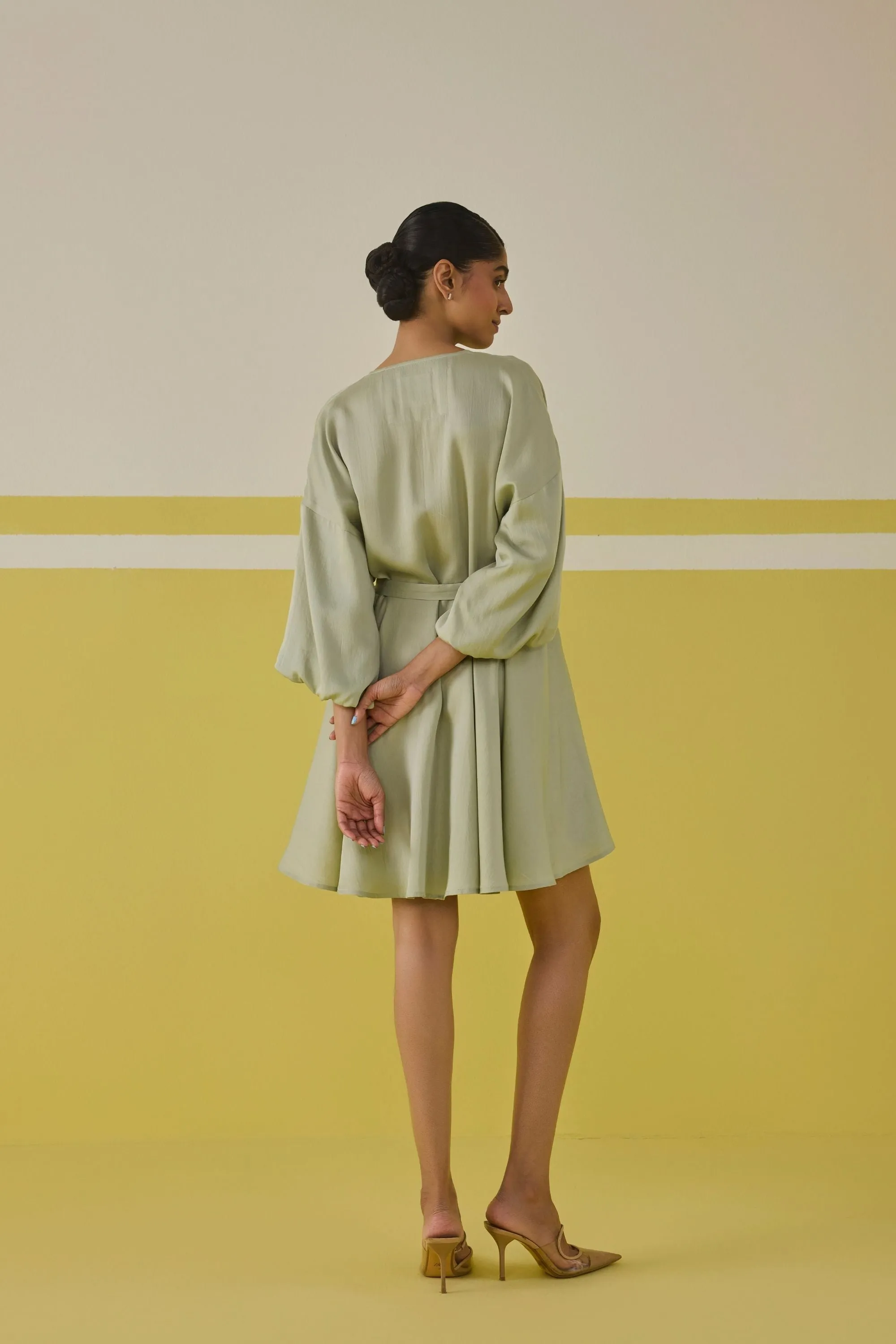 Daisy Mint Tencel Dress