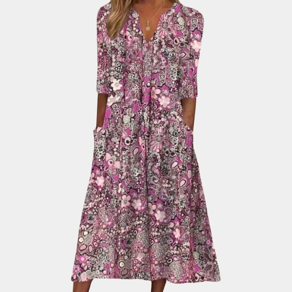 Daniela® | Bohemian floral dress