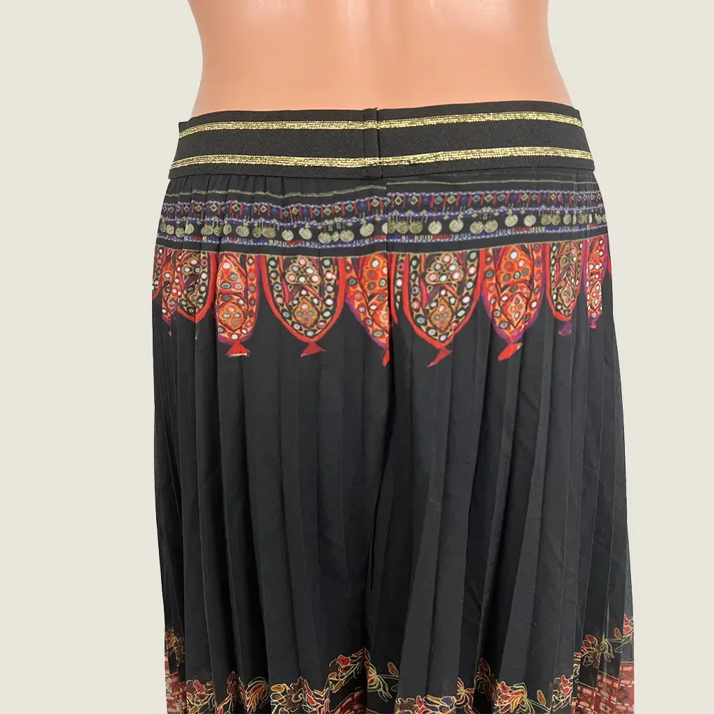 Desigual Pleated Midi Skirt