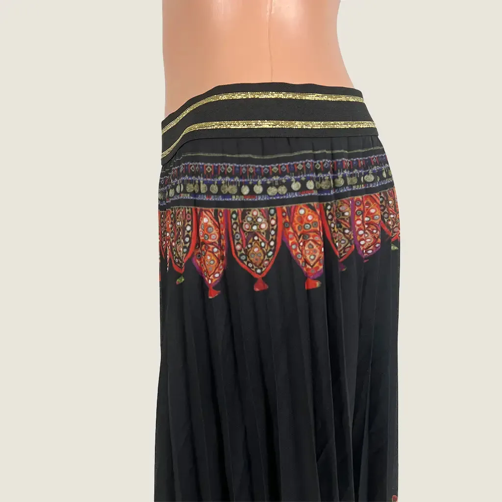 Desigual Pleated Midi Skirt