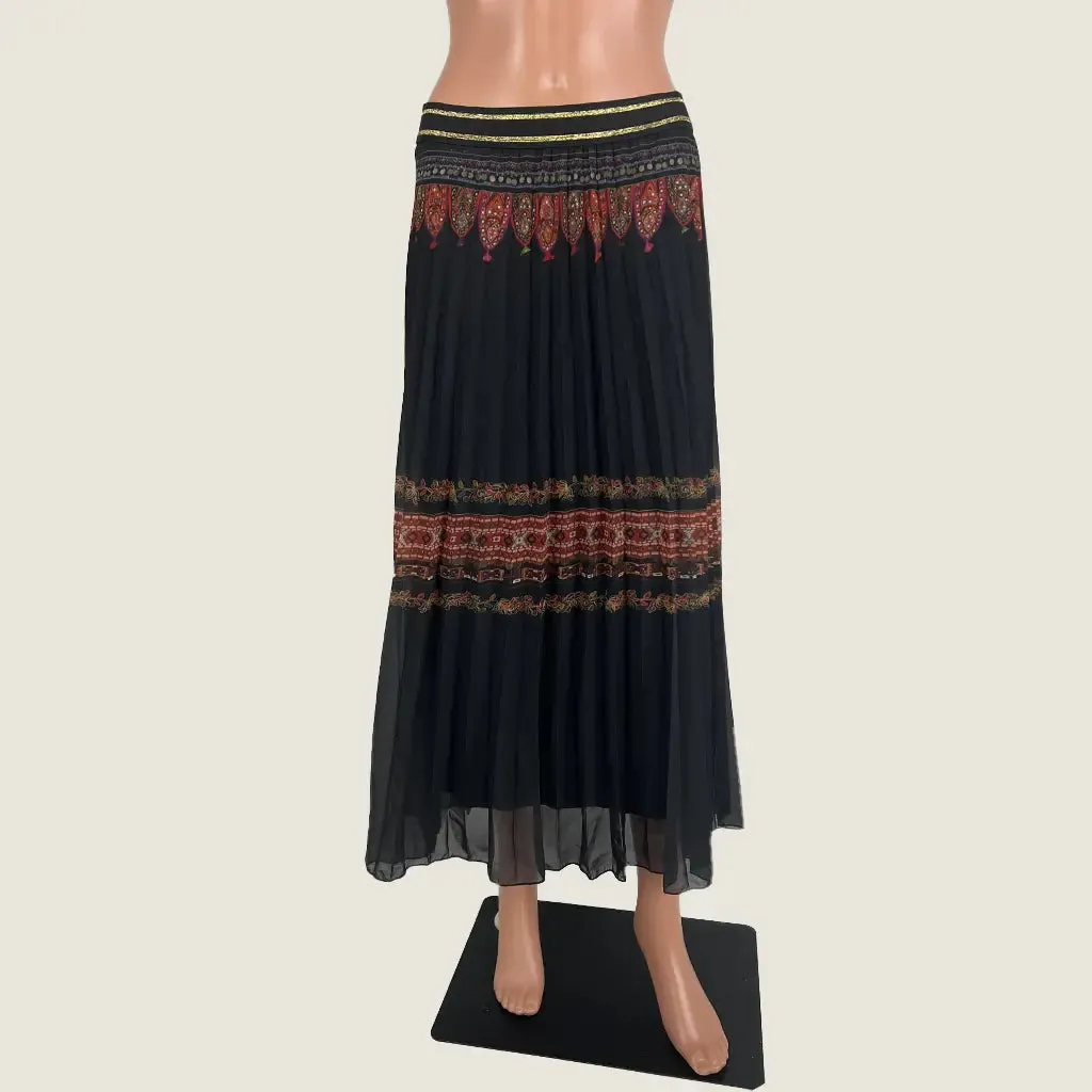 Desigual Pleated Midi Skirt