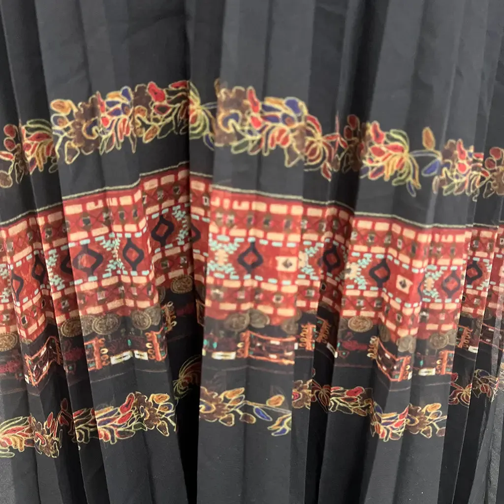 Desigual Pleated Midi Skirt