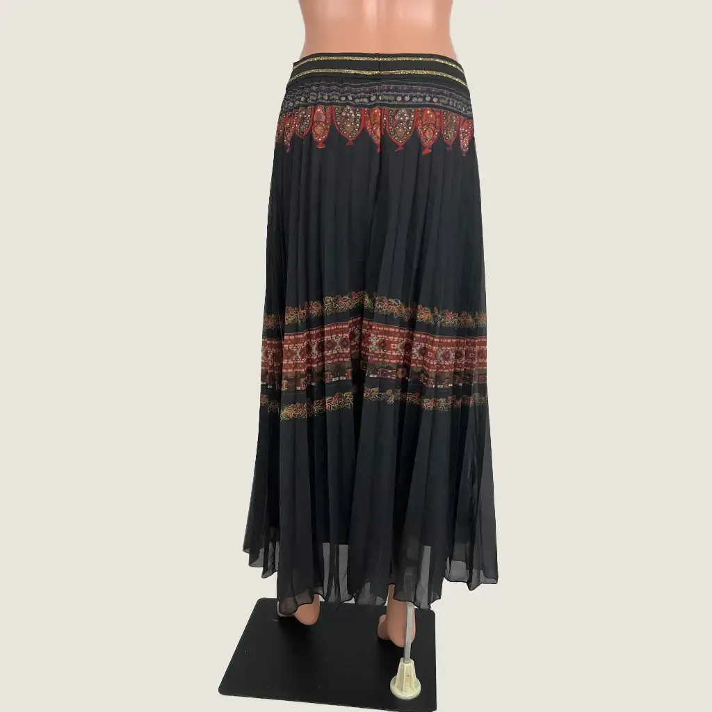 Desigual Pleated Midi Skirt