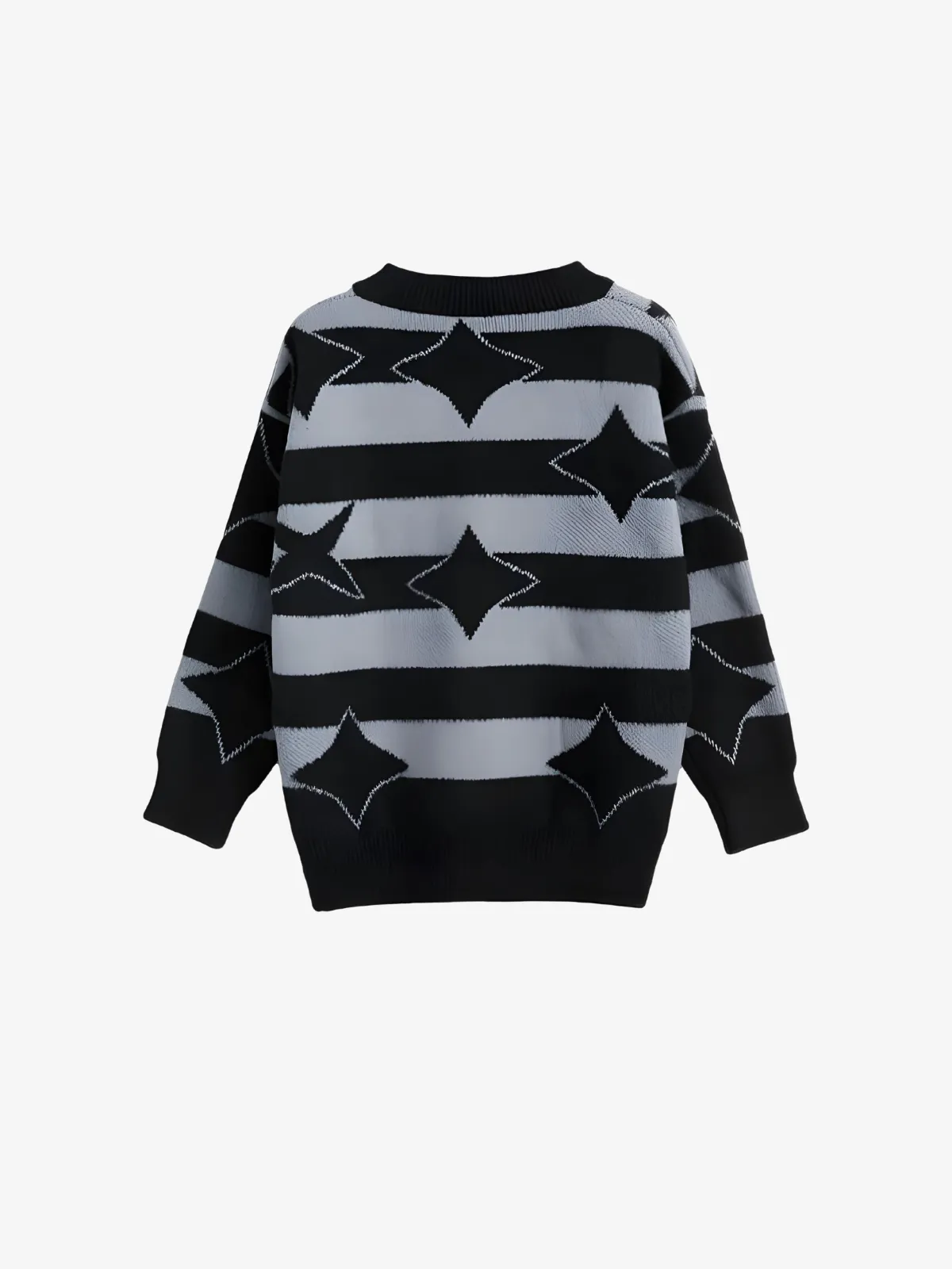 DIAMOND STRIPED SWEATER