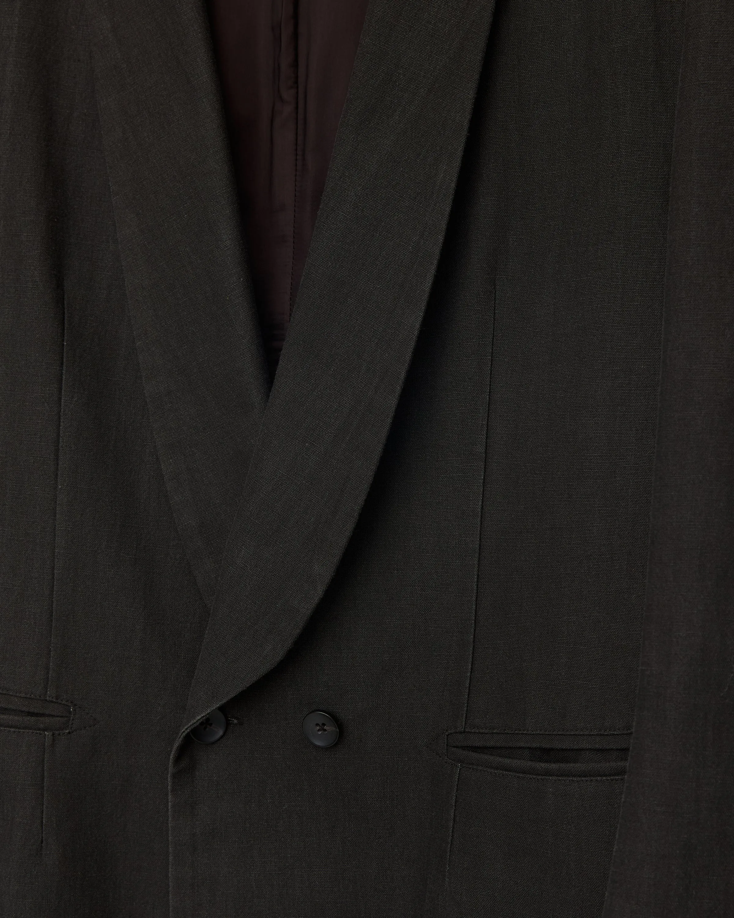Double Breasted Blazer, Sumi Dye Brown