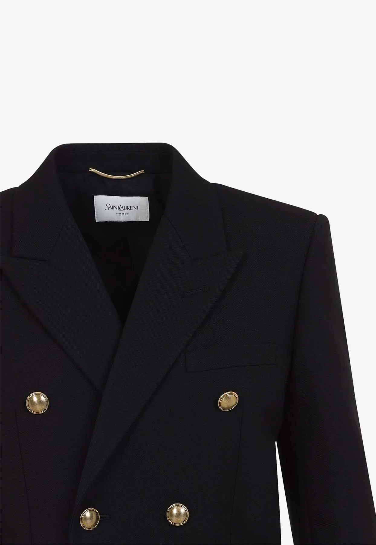 Double-Breasted Wool Blazer