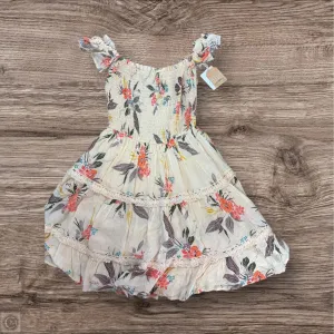 Dress Casual Short By Taylor & Sage In Cream & Orange, Size: S