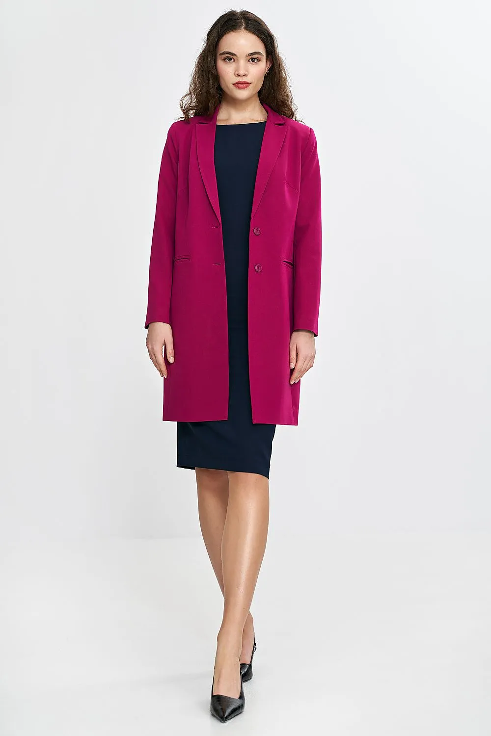 Elegant Double-Breasted Tailored Blazer