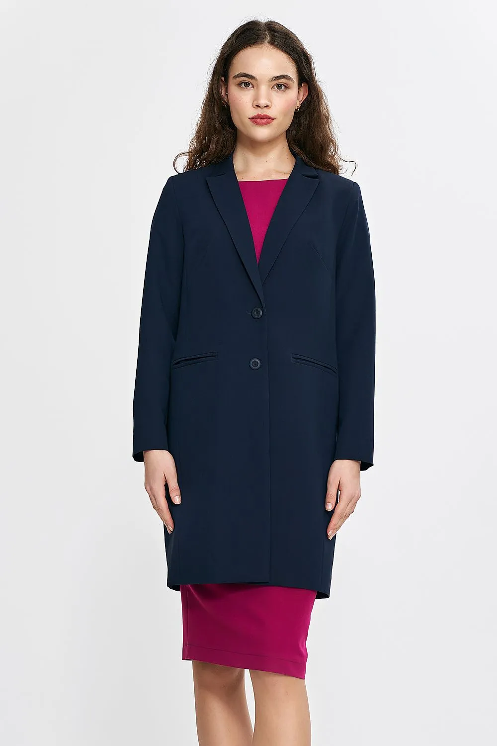 Elegant Double-Breasted Tailored Blazer