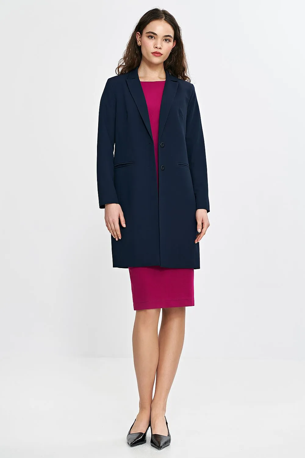 Elegant Double-Breasted Tailored Blazer