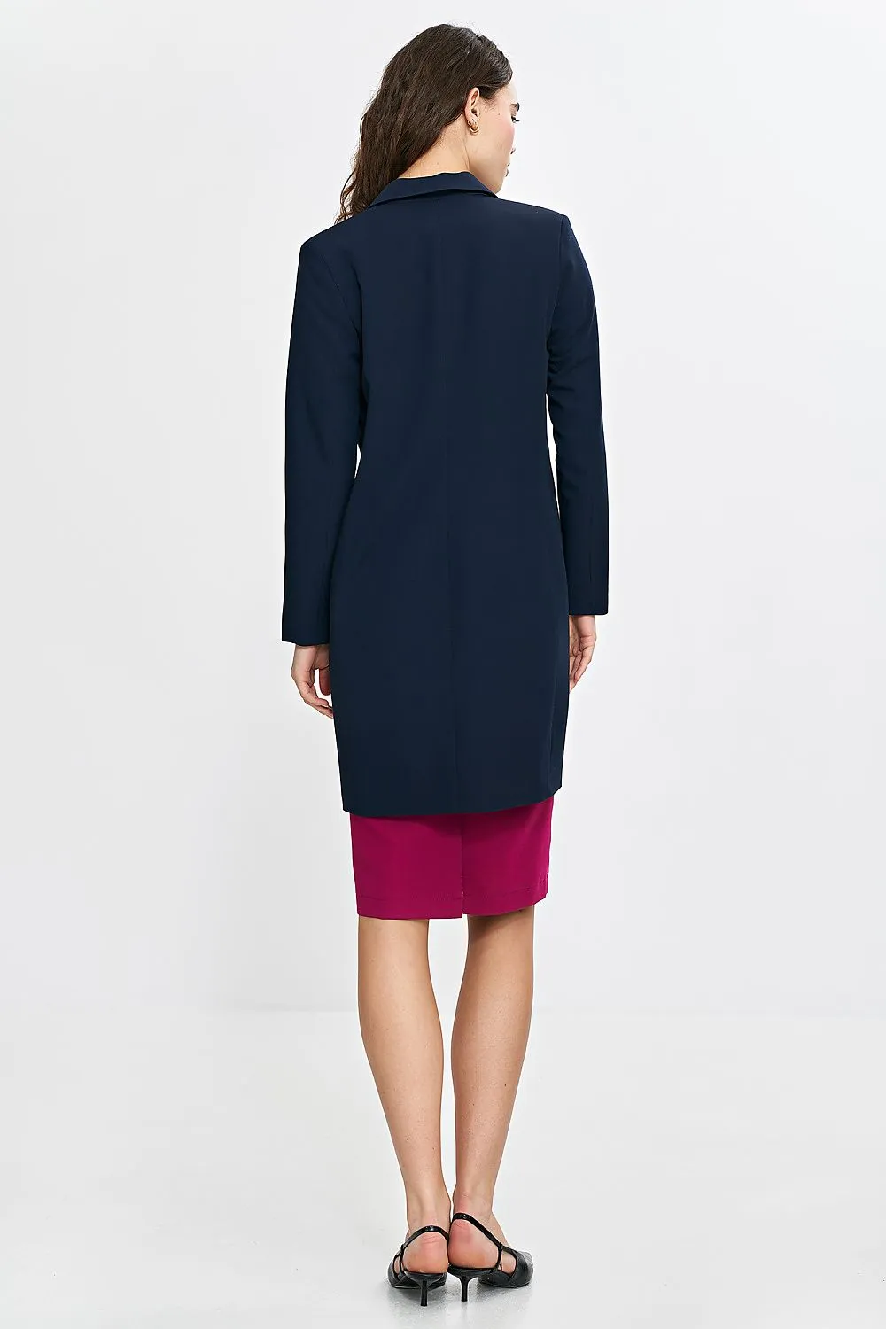Elegant Double-Breasted Tailored Blazer