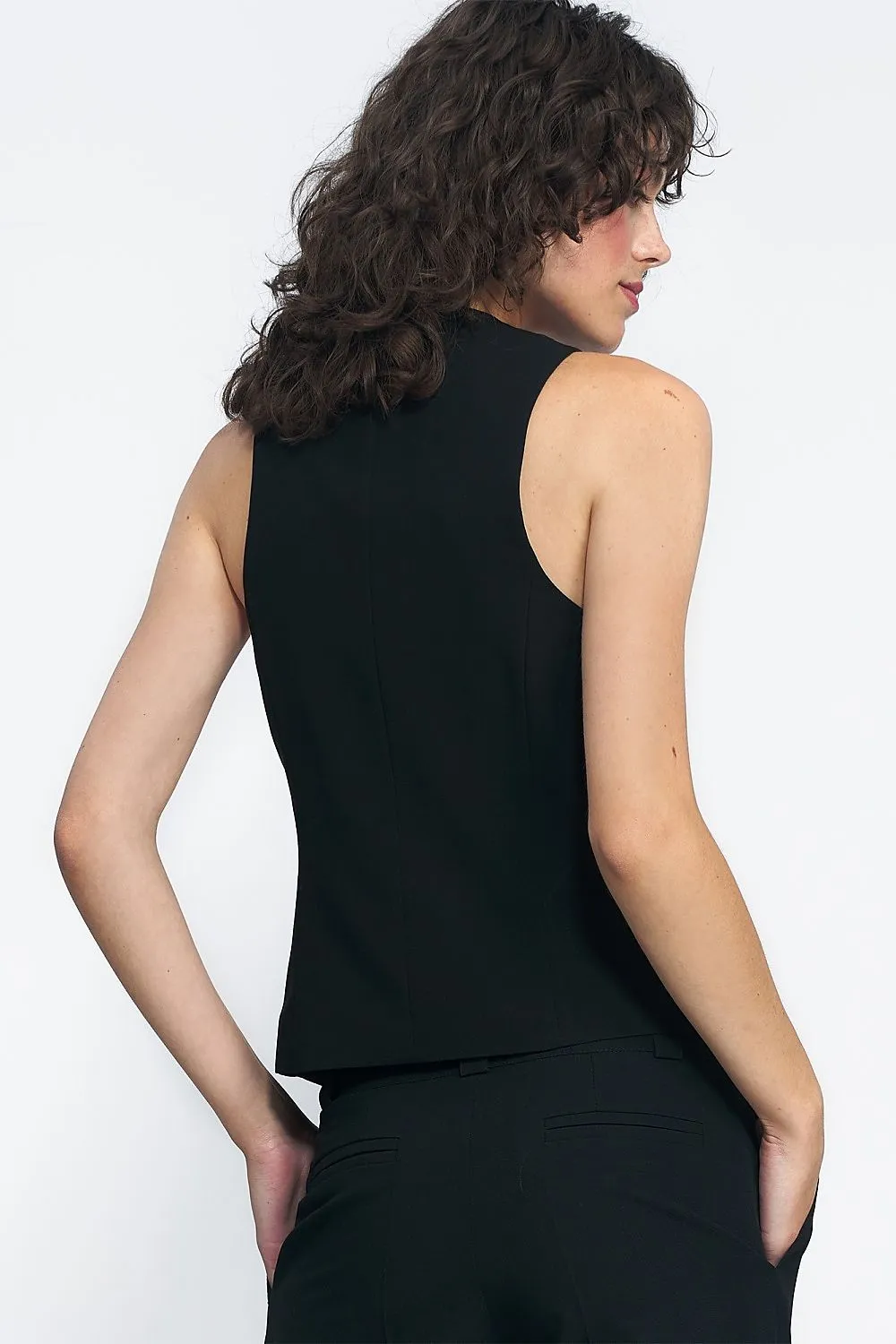 Elegant Tailored Lined Vest