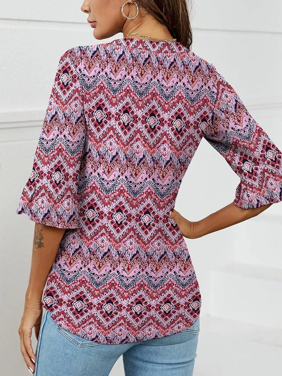 Elspeth | Casual Ruffle Blouses