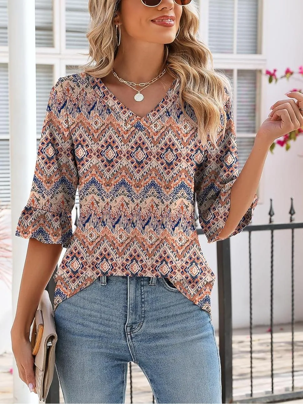 Elspeth | Casual Ruffle Blouses