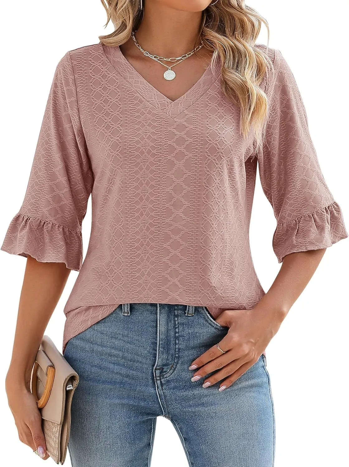 Elspeth | Casual Ruffle Blouses