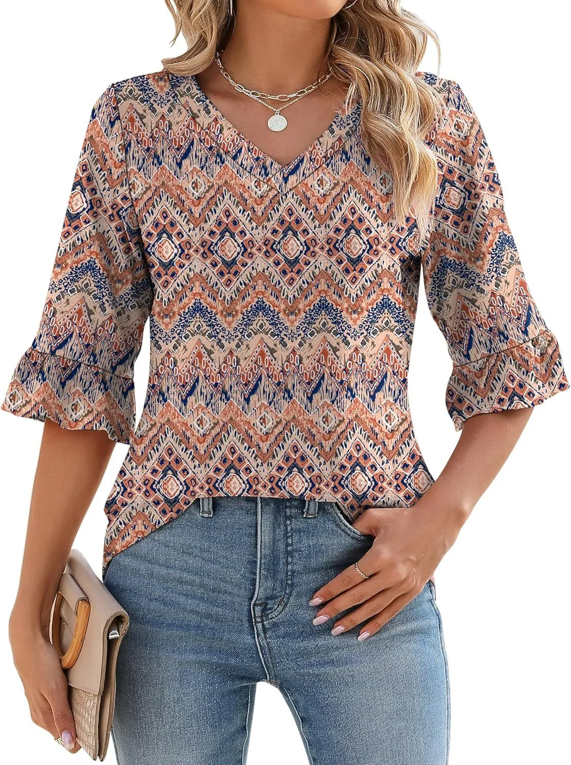 Elspeth | Casual Ruffle Blouses