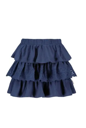 Embroidered Ruffle Skirt