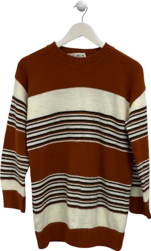 Garland Brown Striped Jumper UK S/M