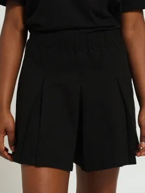 Girls Pleated Skorts - Black