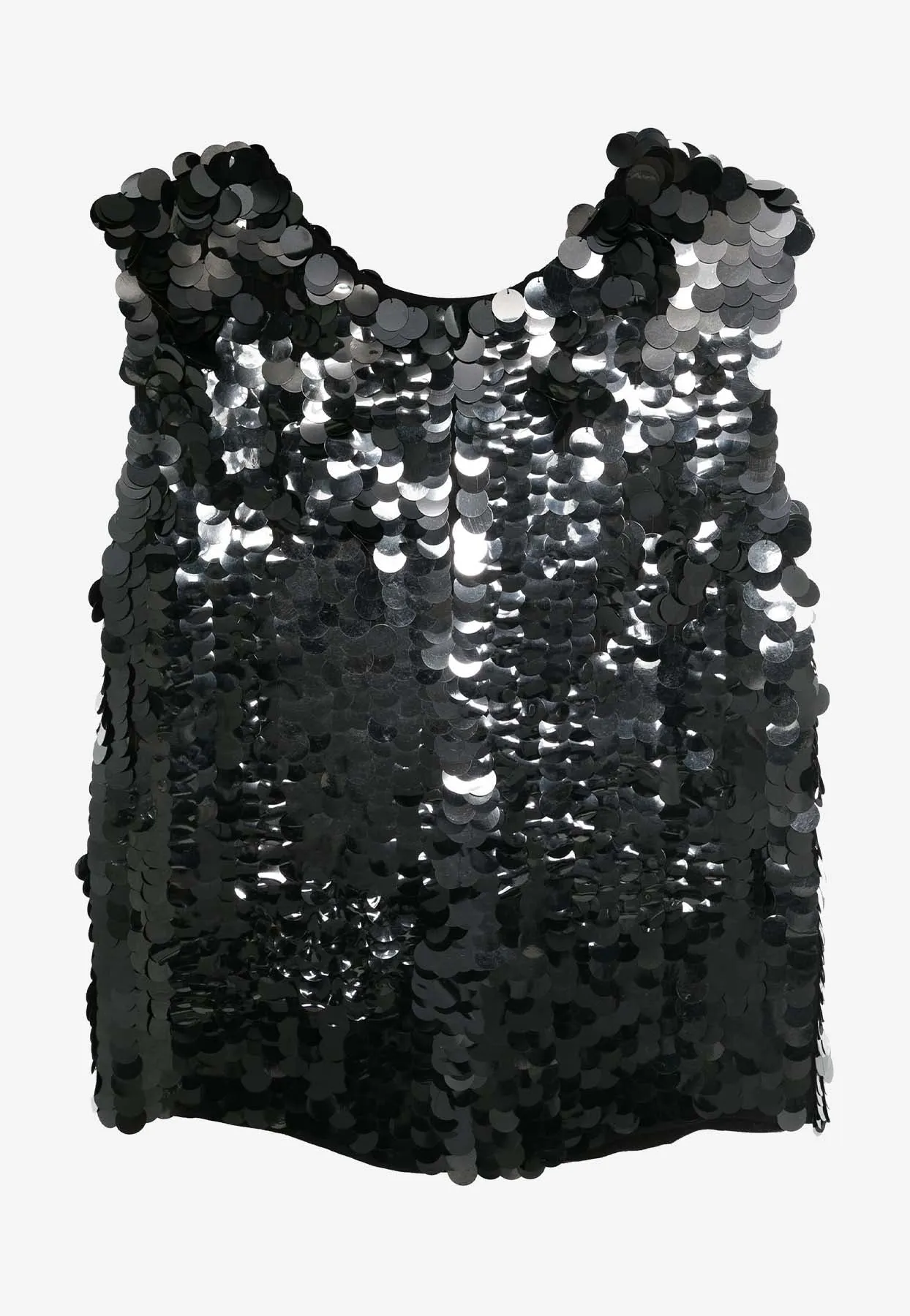Glass Sequin Embellished Top
