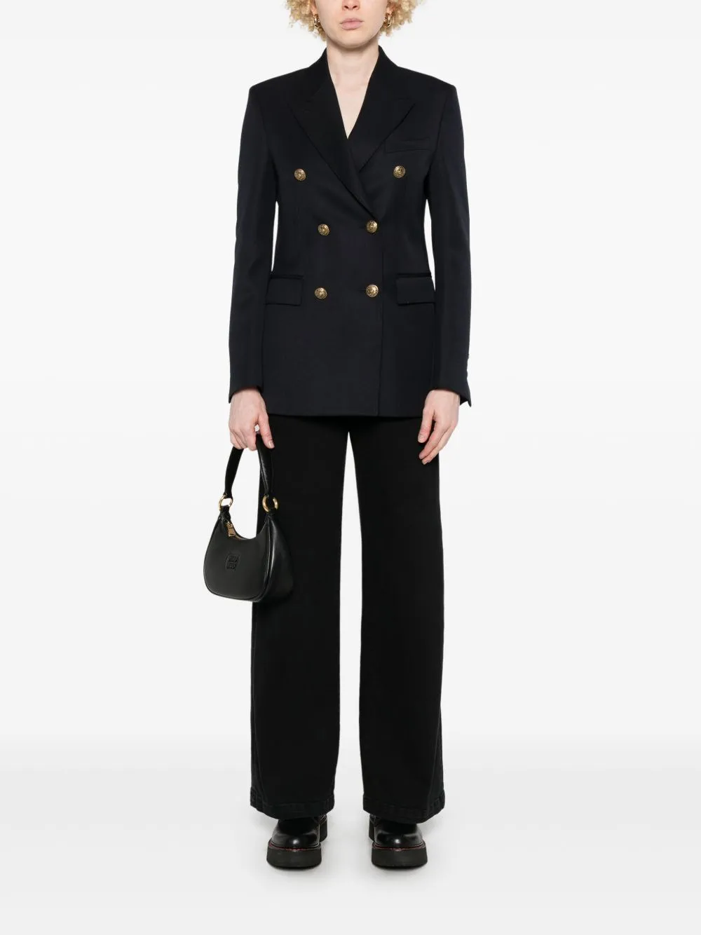 Golden Goose wool blend double-breasted blazer