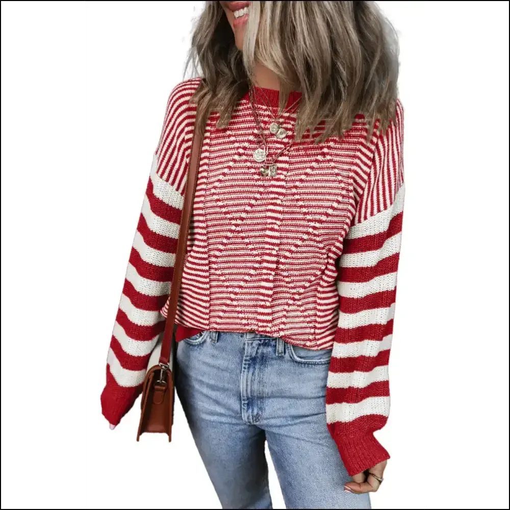 Gray Stripe Twisted Sweater: Hugs so Good, It's  Chic! 💀 Needful Things