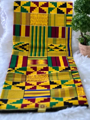 Green Ankara Fabrics / African Wax Fabrics
