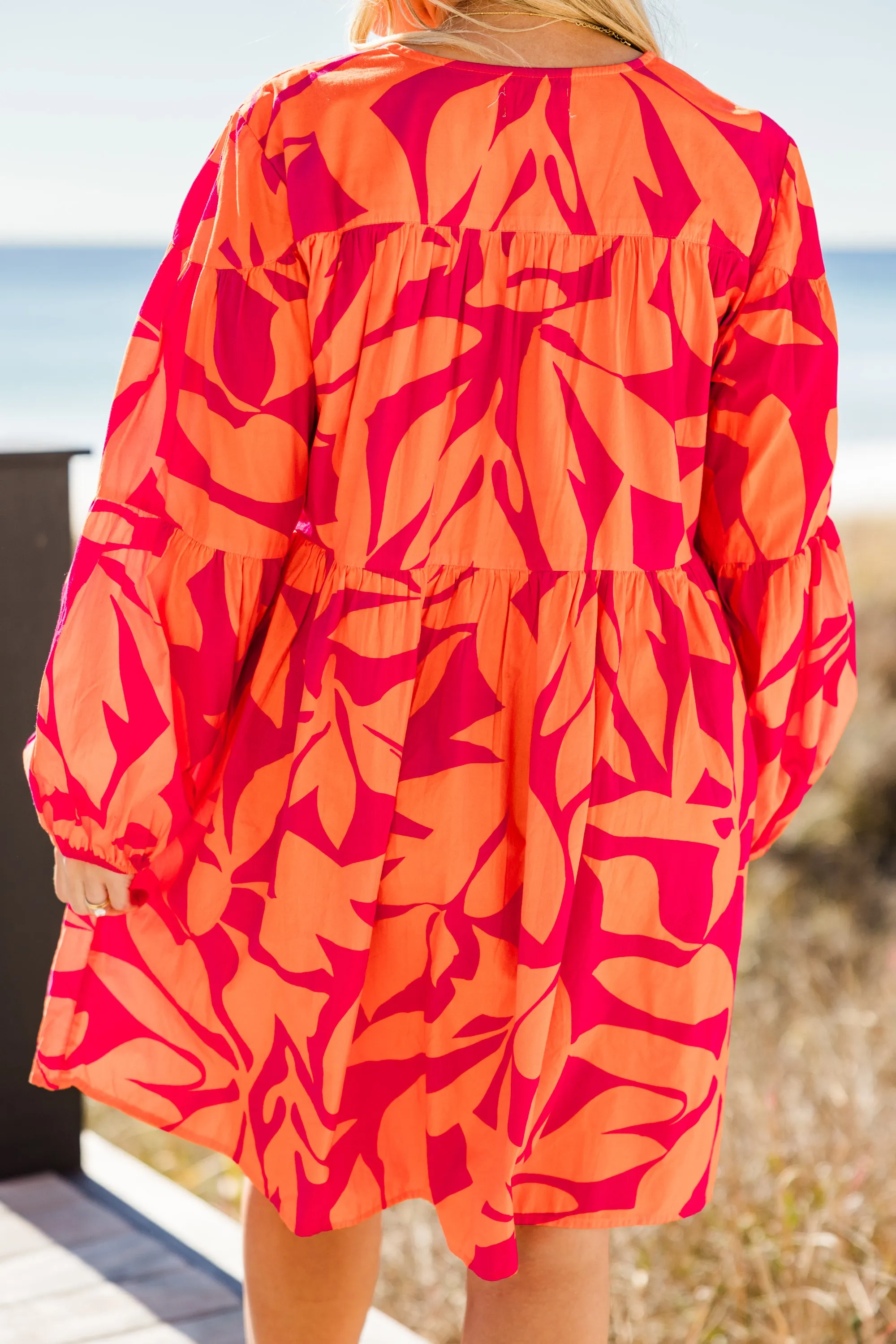 Happy All Weekend Dress, Orange