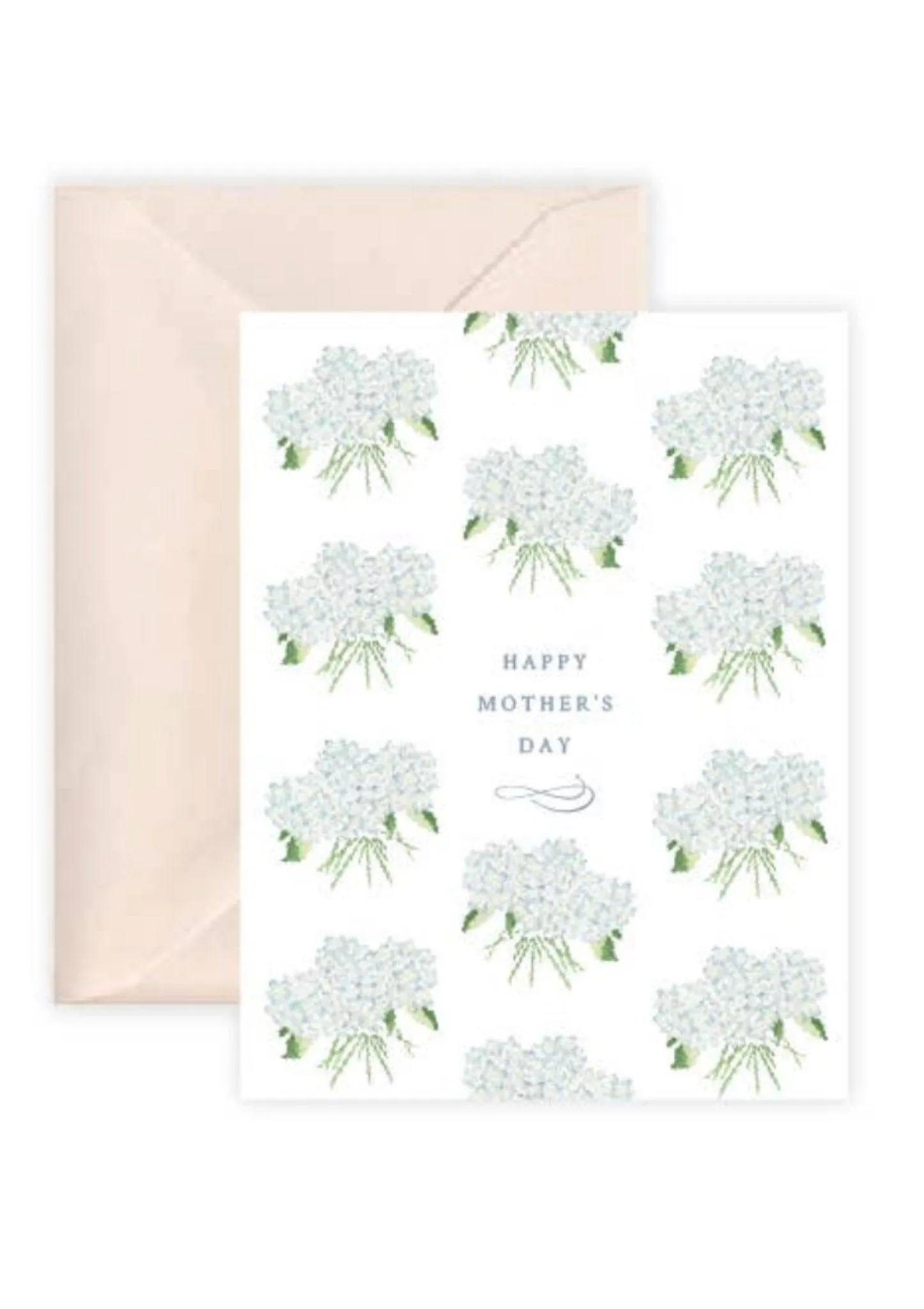 Happy Mother's Day  Hydrangeas Watercolor Greeting Card