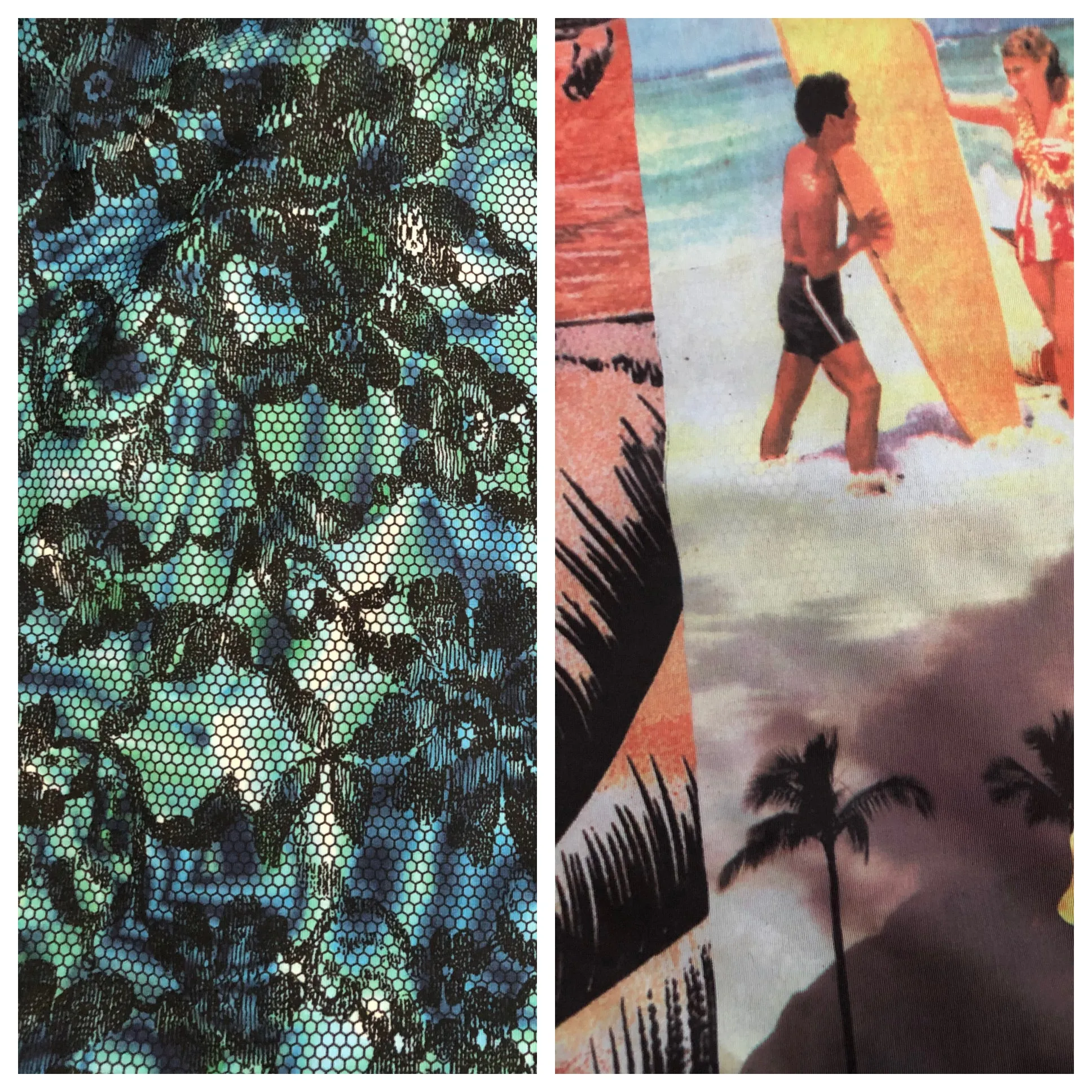 HOODIE BLUE LACE /1950’s HAWAII