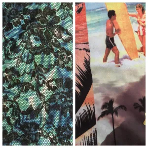 HOODIE BLUE LACE /1950’s HAWAII