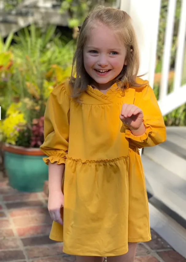 Hunter Dress Gold