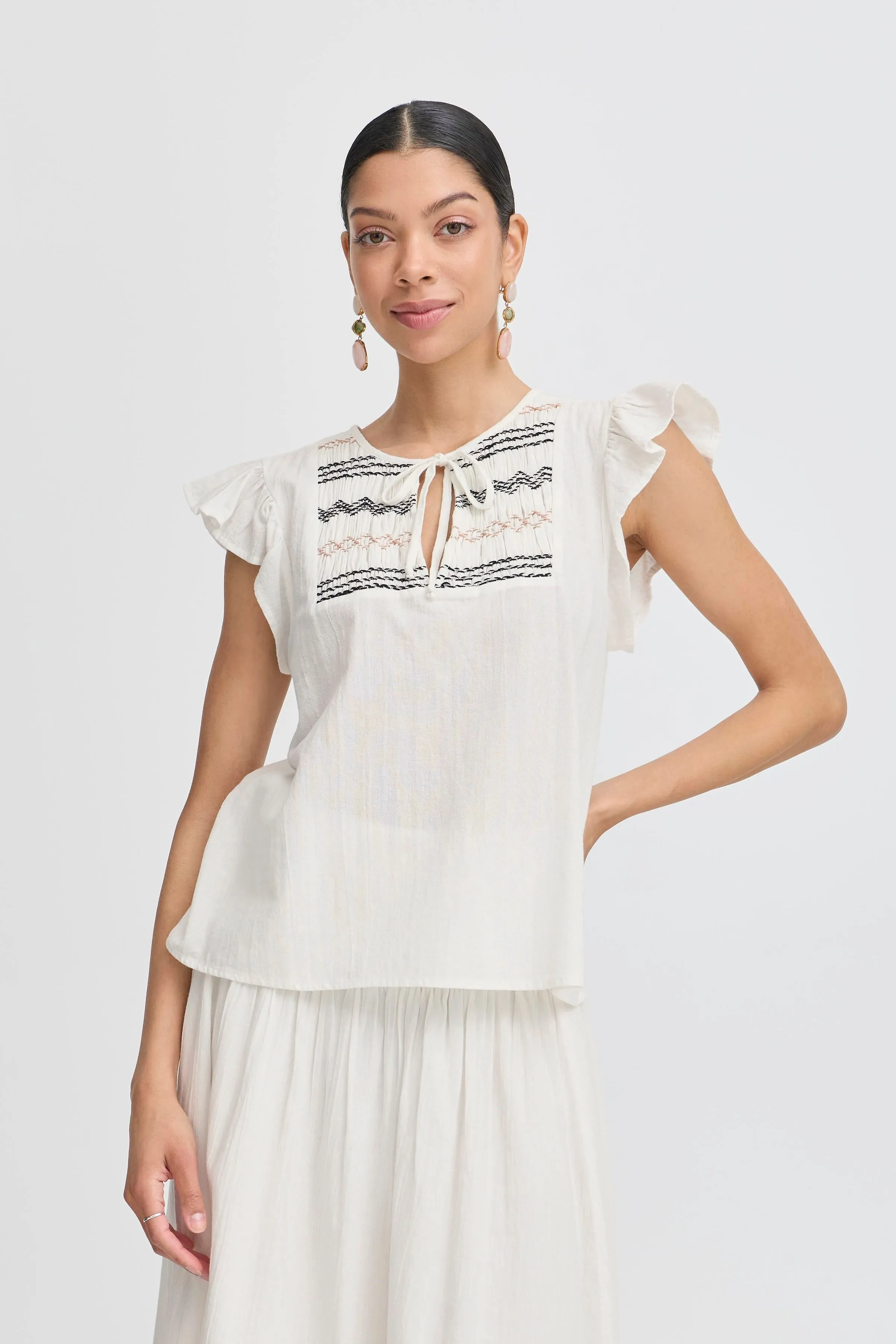 Ipalie Blouse | Marshmallow