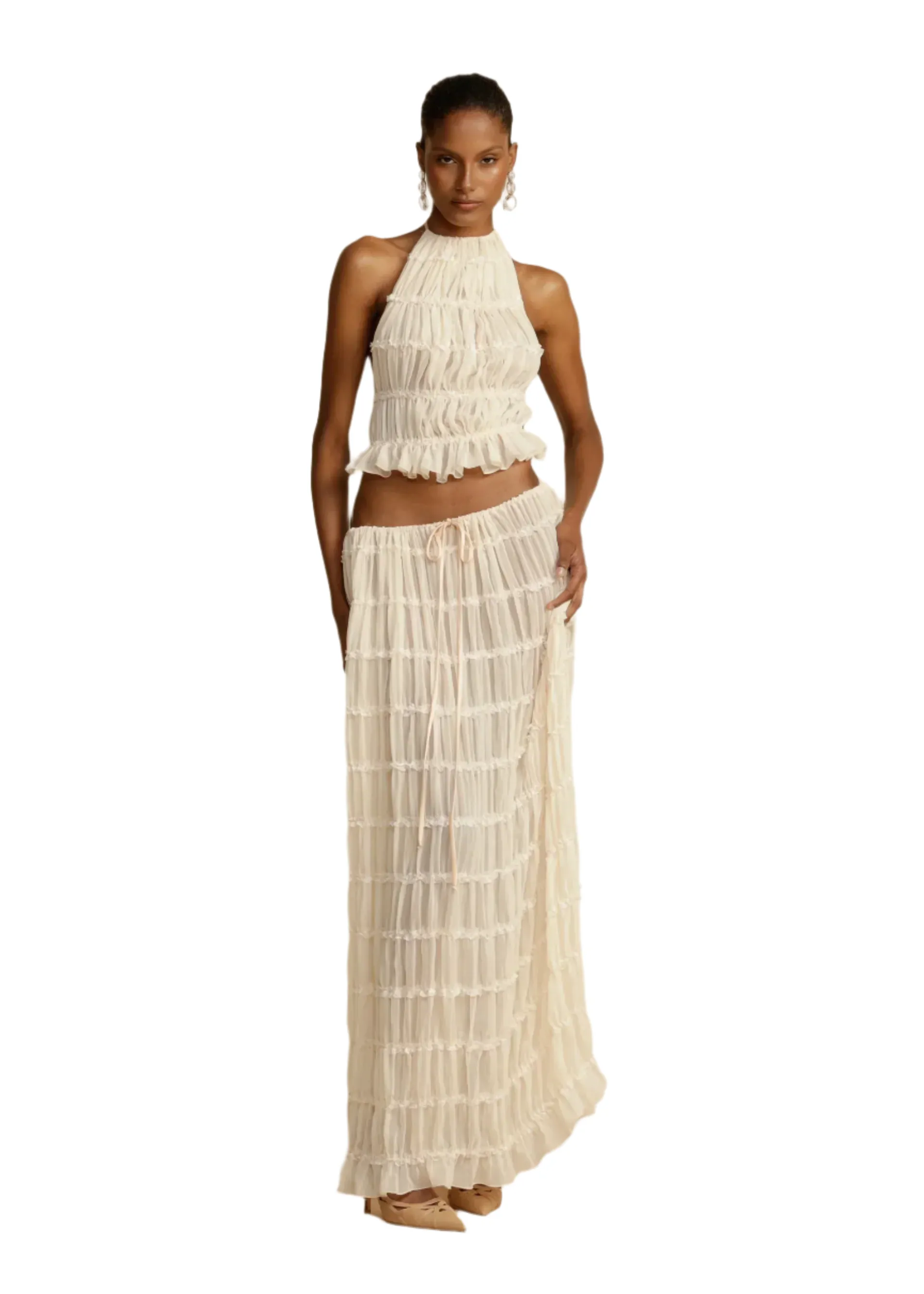 Isabella – Backless Women’s Pleated Summer Dress