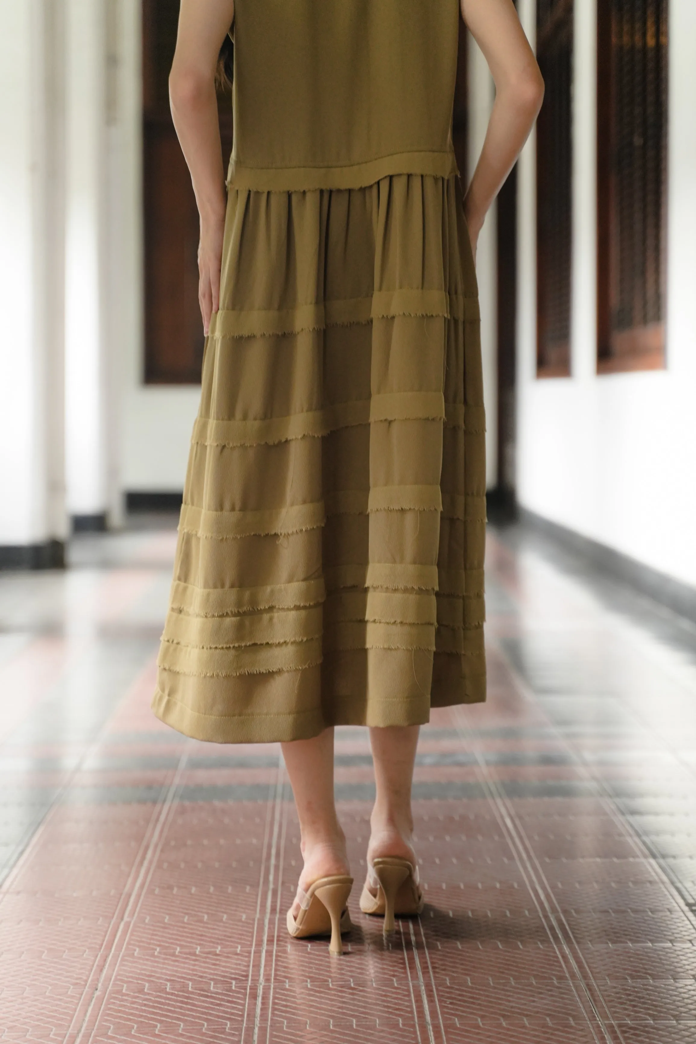 ISADORA DRESS IN KIWI COLADA
