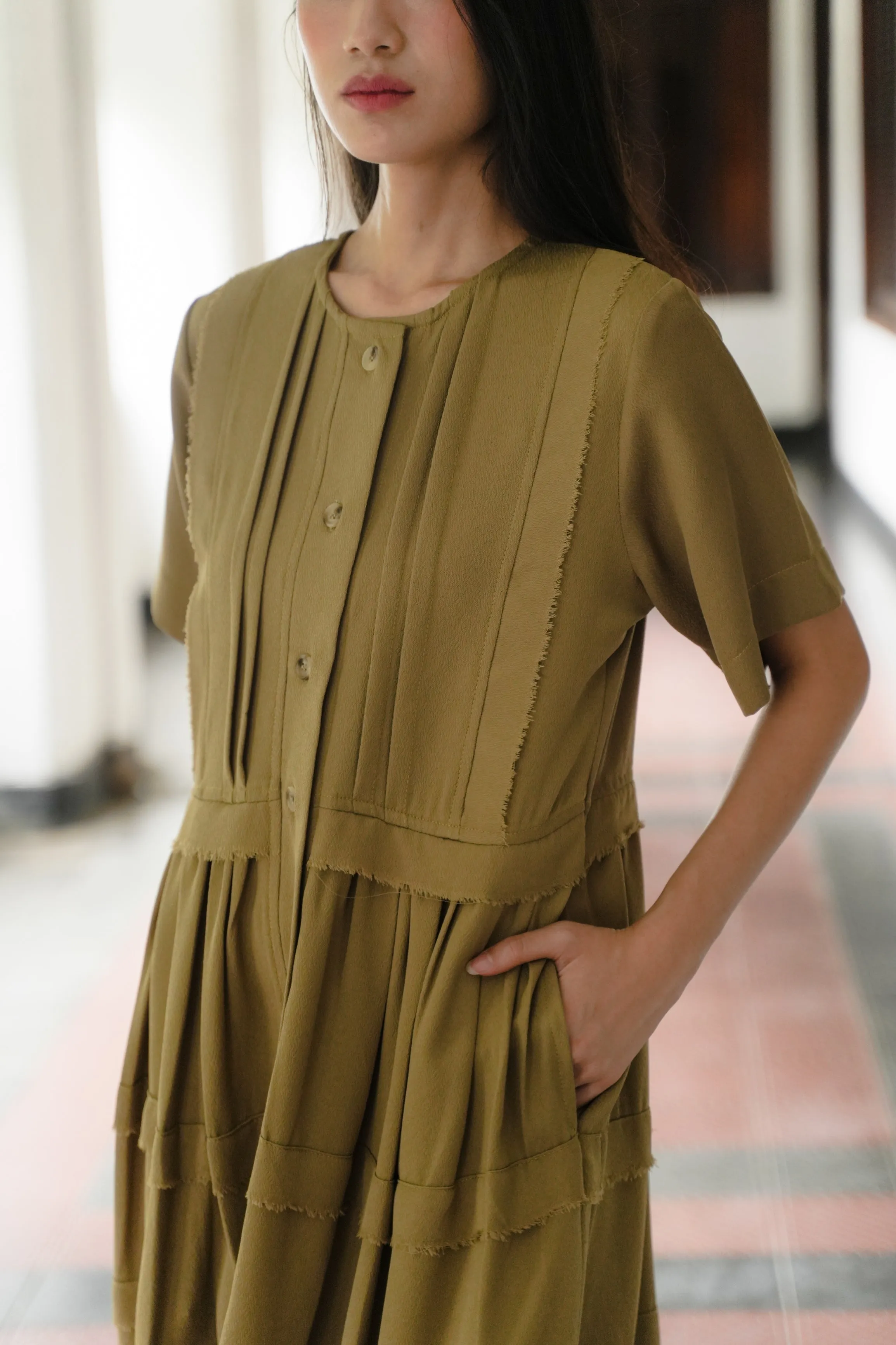ISADORA DRESS IN KIWI COLADA