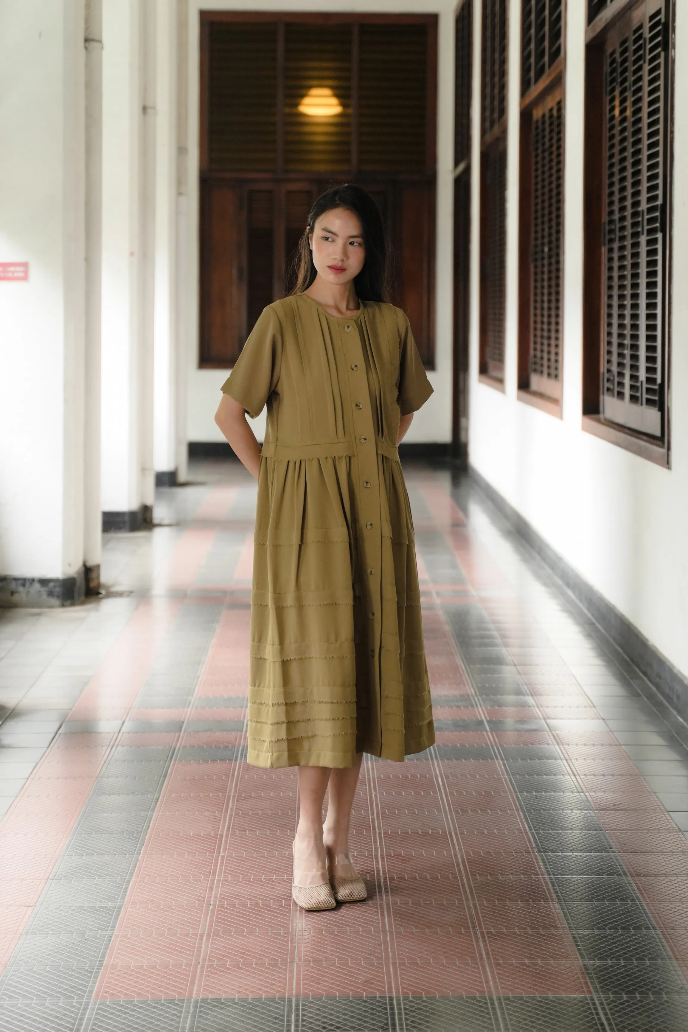 ISADORA DRESS IN KIWI COLADA