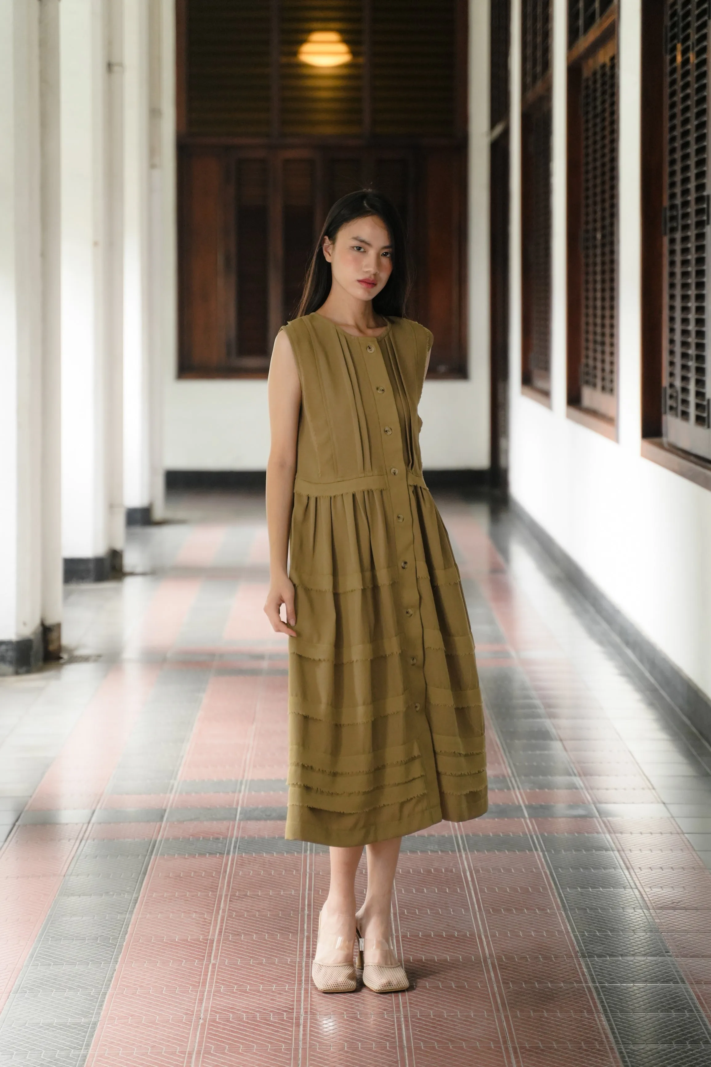 ISADORA DRESS IN KIWI COLADA