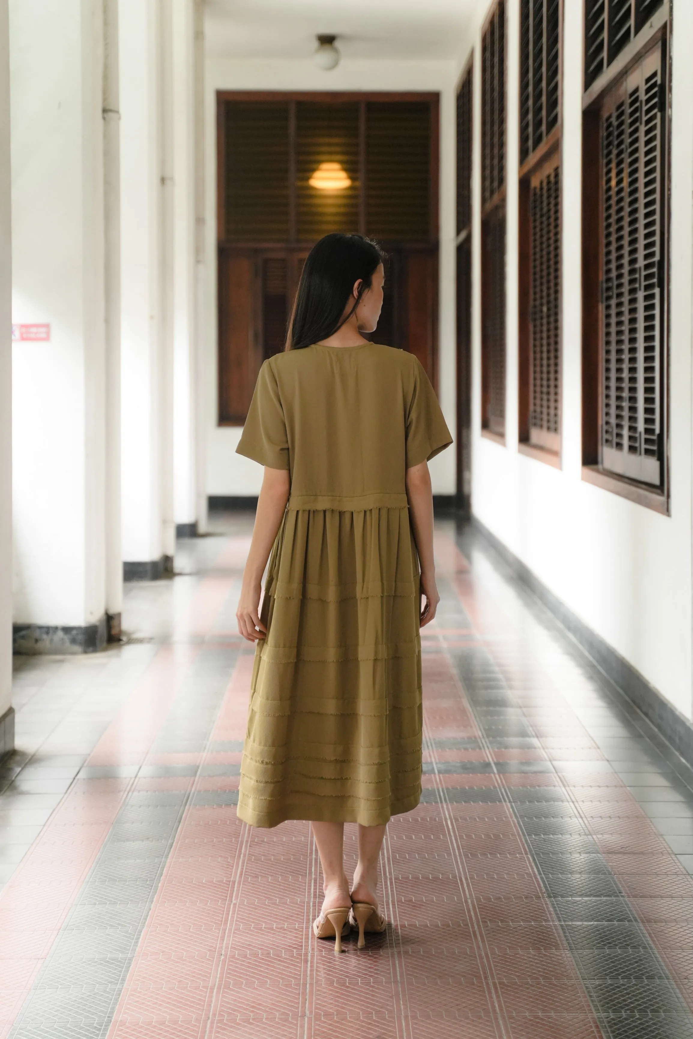 ISADORA DRESS IN KIWI COLADA