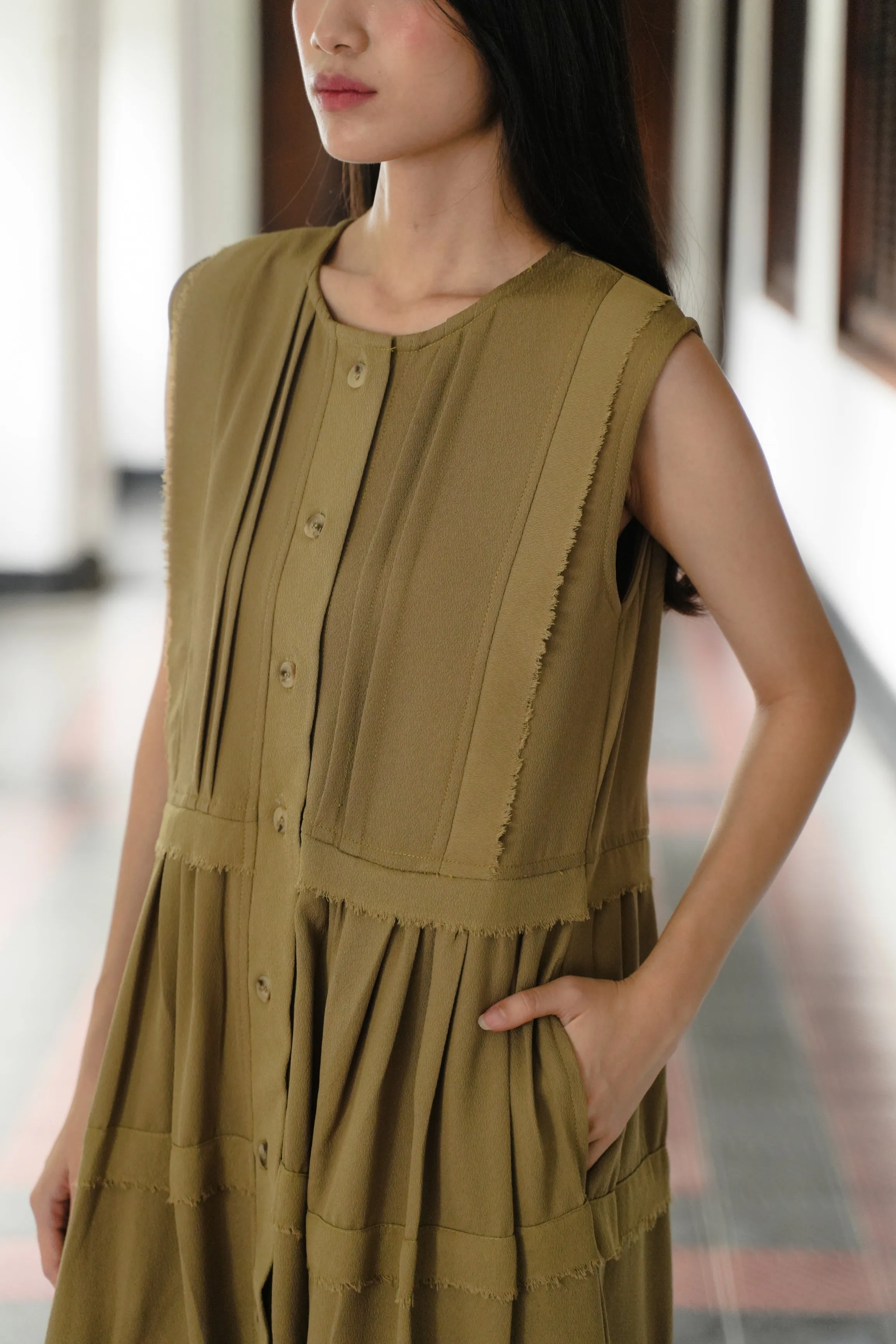ISADORA DRESS IN KIWI COLADA