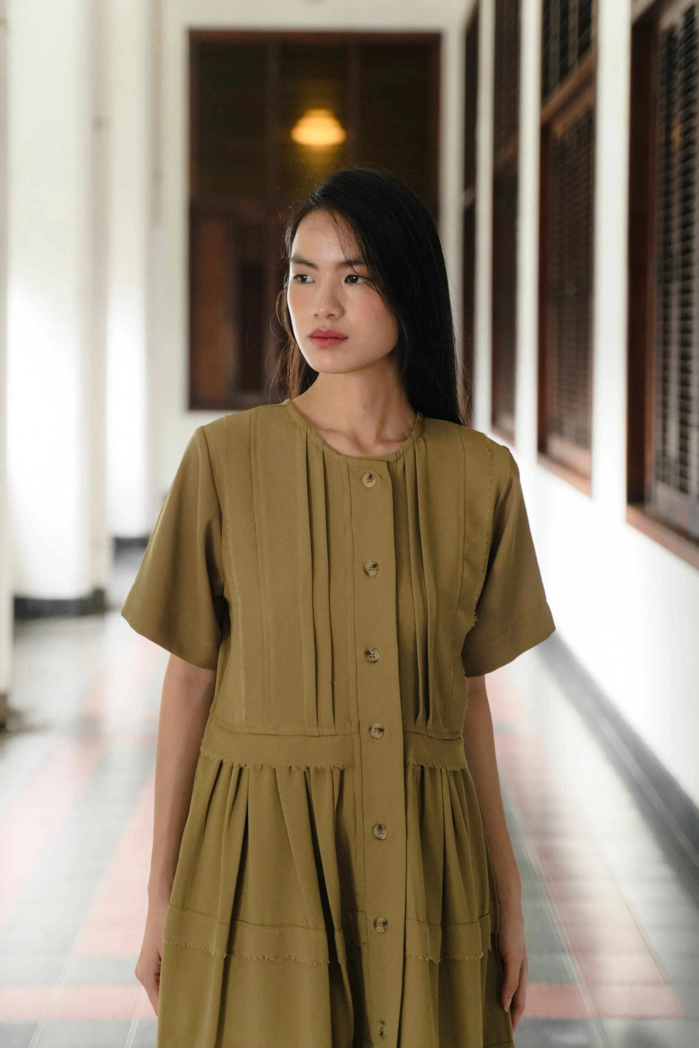 ISADORA DRESS IN KIWI COLADA