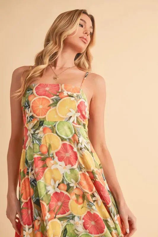 It's All About the Fruit Maxi Dress