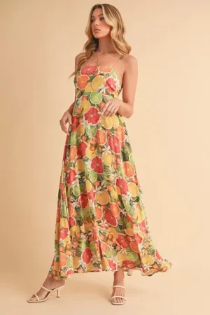 It's All About the Fruit Maxi Dress