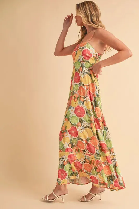 It's All About the Fruit Maxi Dress